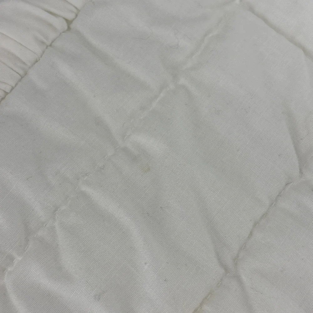 Vintage Handmade Butterfly & Flower Baby Blanket Quilt 39x39